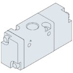 Monostabil 3/2 normalt stängd luftventil 3A100