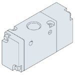 Monostabil 3/2 normalt stängd luftventil 3A200
