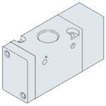Monostabil 3/2 normalt stängd luftmanövrerad luftventil 3A300