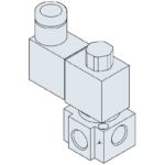 Monostabil normalt stängd 3/2 ventil 3V2