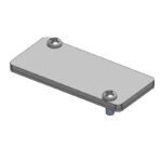 Täckplatta 3V200/3A200 monteringsblock