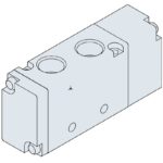 Monostabil 5/2 luftmanövrerad luftventil 4A200