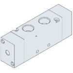 Bistabil 5/2 luftmanövrerad luftventil 4A400