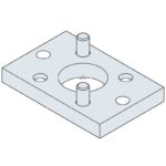Cylinderfäste för QCK-Serien