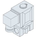 Processventil direktverkande normalt öppen 3/8" 2KS050