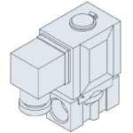 Processventil direktverkande normalt stängd 1/2" 2S050
