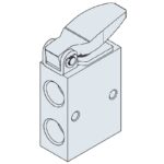 Kontrollventil kort handtag S3D