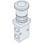 Kontrollventil rött svamptrycke (manuell återställning) S3PL