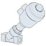 Processventil vinklad luftstyrd normalt öppen 1/2" 2JK150