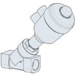 Processventil vinklad luftstyrd normalt öppen 3/4" 2JK200
