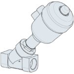 Processventil vinklad luftstyrd normalt öppen 1" 2JK250