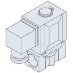 Processventil direktverkande normalt öppen 1/2" 2KW050