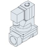 Processventil pilotstyrd normalt öppen 3/4" 2KW200