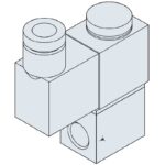 Processventil direktverkande normalt stängd 1/4" 2V025
