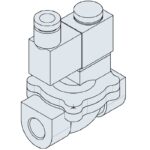 Processventil pilotstyrd normalt stängd 3/8" 2V130